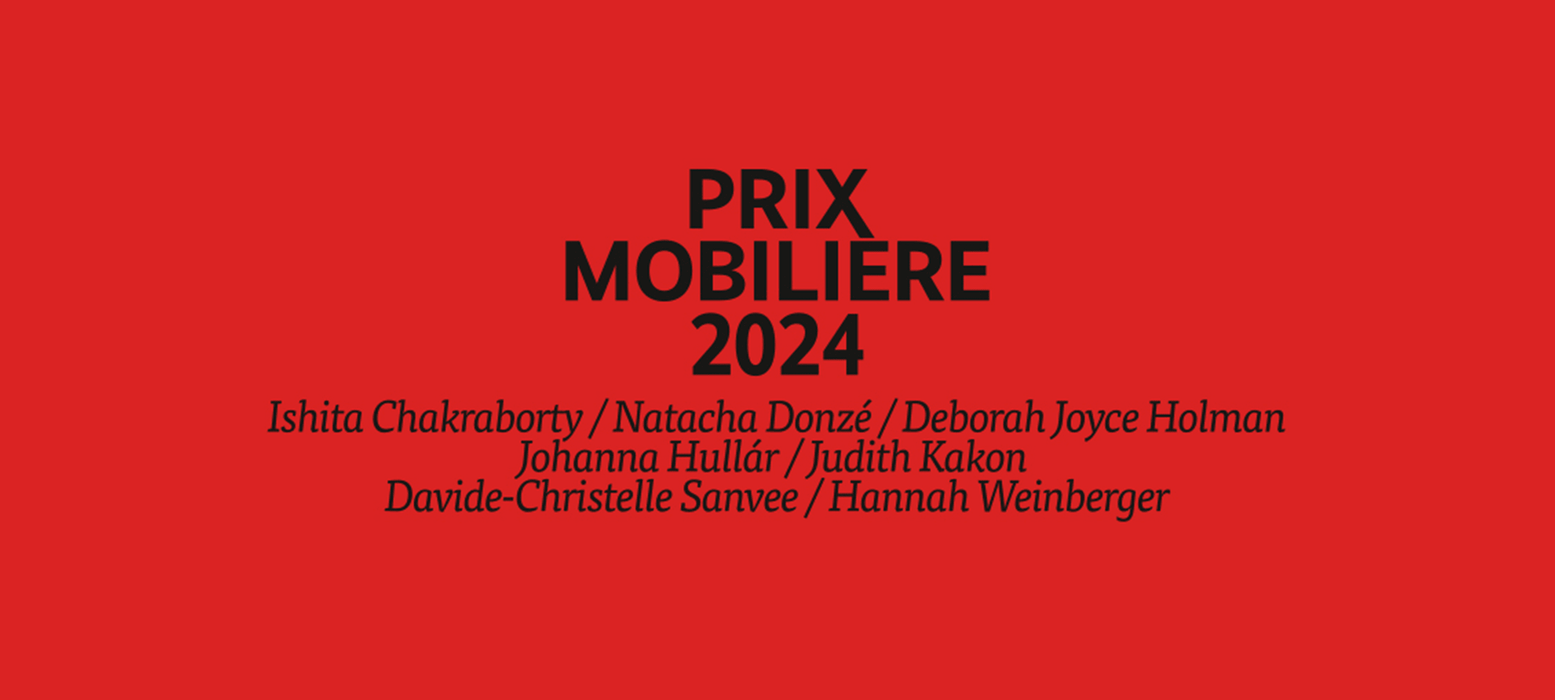 Titelbild Prix Mobilière 2024
