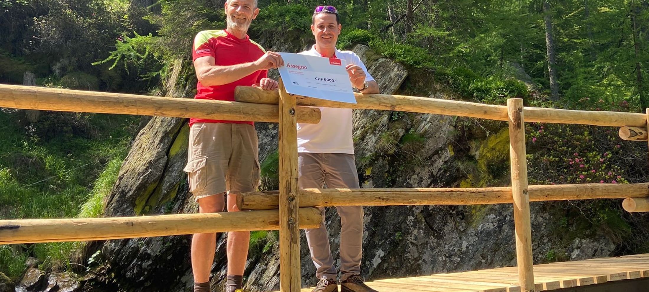6'000 CHF per la Passerella Vacarisc in Val Lavizzara