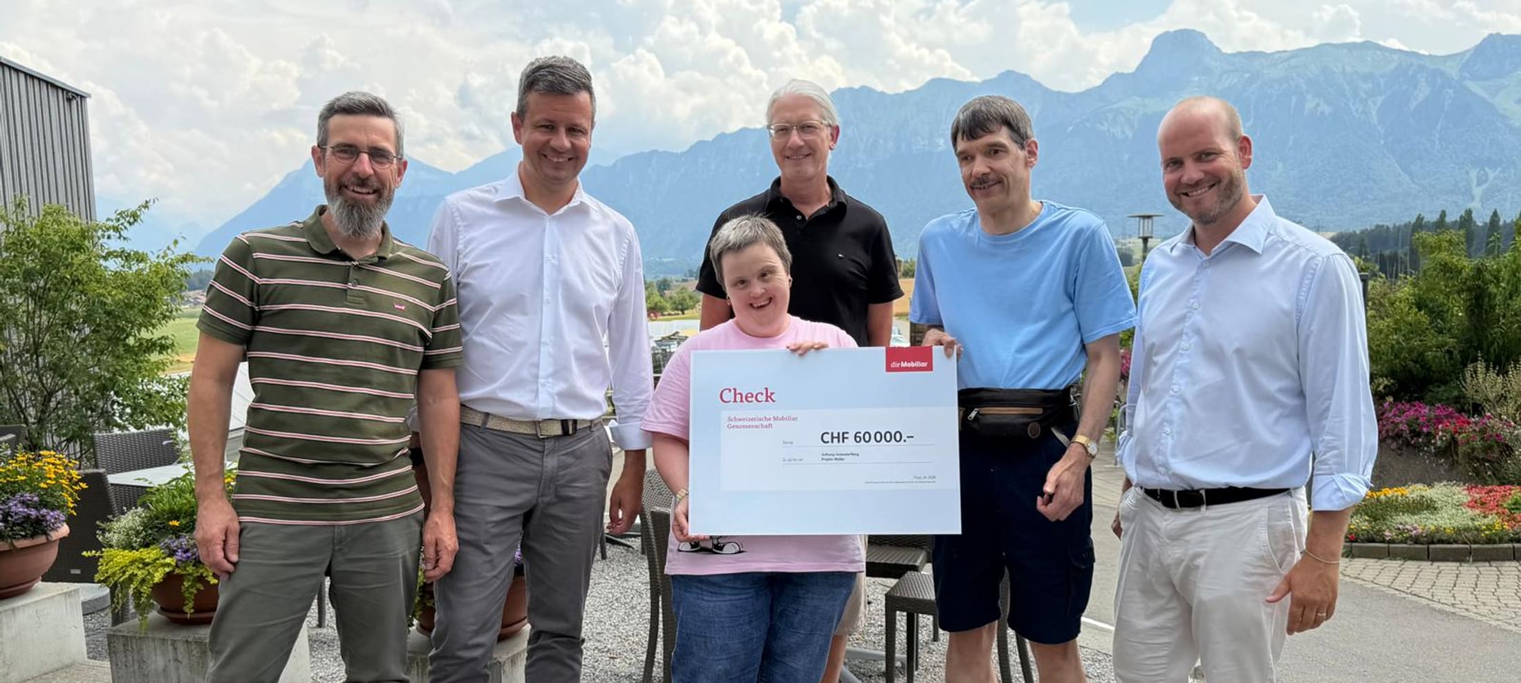 Titelbild zur Spende für die Stiftung Uetendorfberg