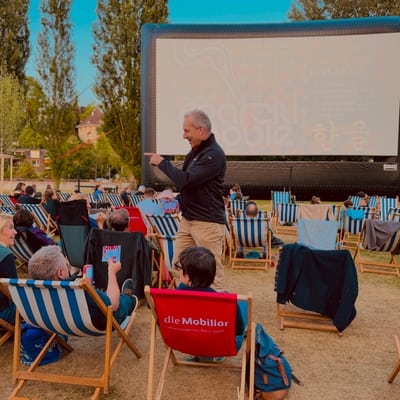 Openair Kino im Marzili