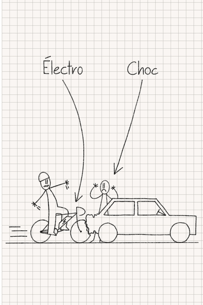 Croquis du sinistre, Electro-Choc
