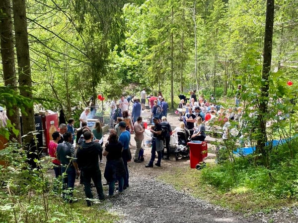 Gut besuchter Anlass