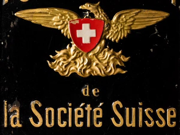 Altes Versicherungsschild