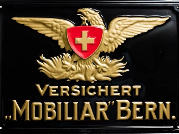 Altes Versicherungsschild