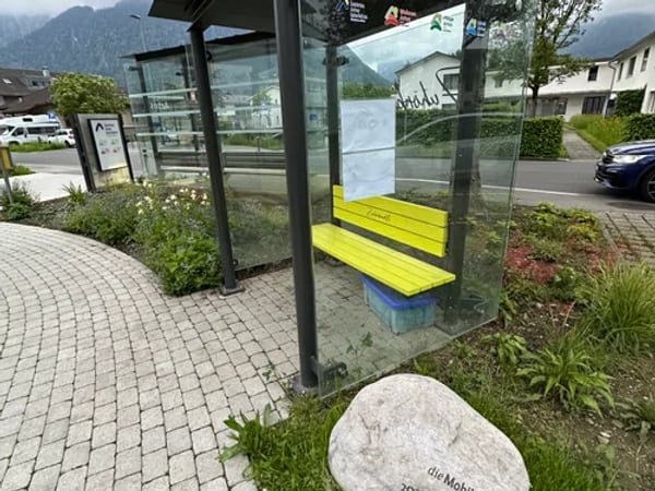 Zuhörerbänkli in Interlaken