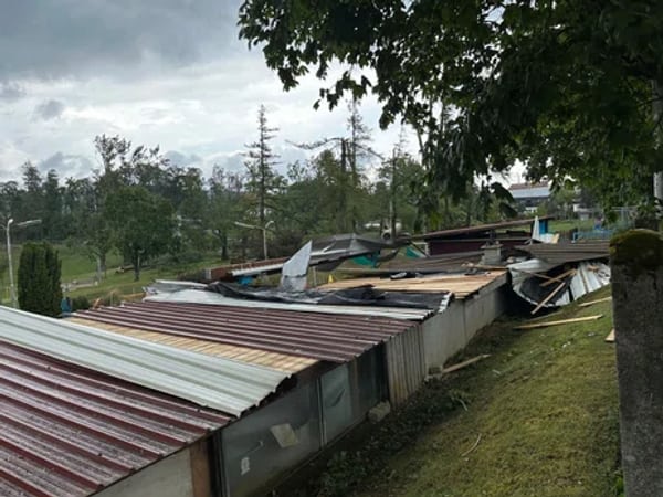 Sturm in La Chaux de Fonds