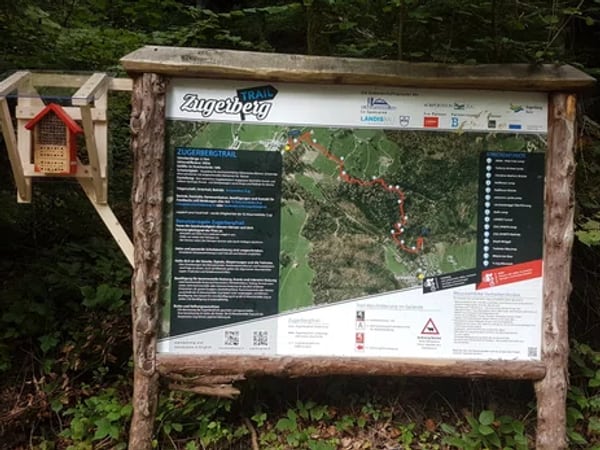 Wildbienenhotels am ZugerbergTrail