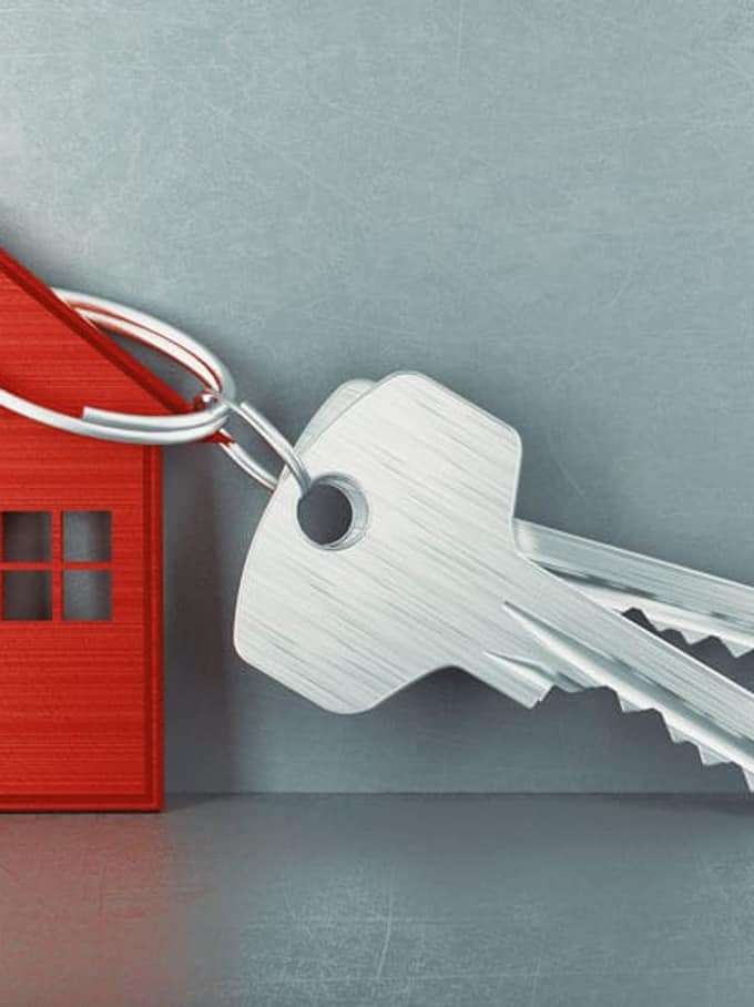 Portachiavi con il simbolo della casa