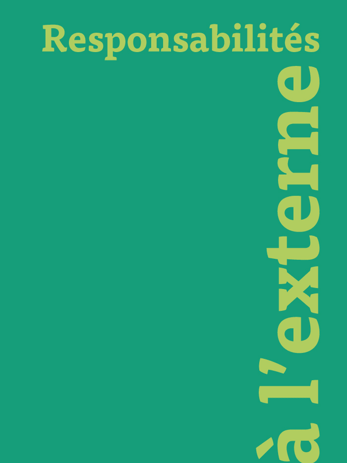 Responsabilités à l’externe