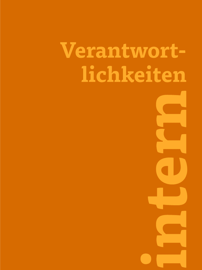 Verantwortlichkeiten intern