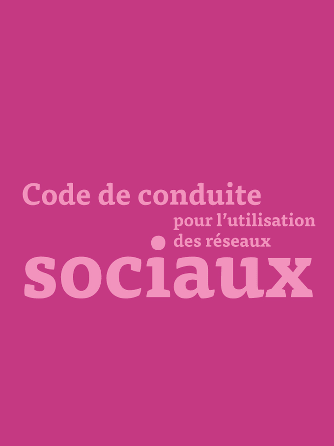 Code de conduite pour l’utilisation des réseaux sociaux