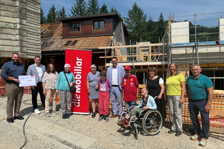 Bild vom Besuch auf der Baustelle