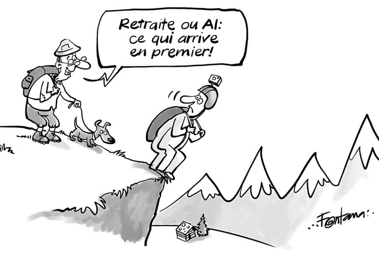 Cartoon Pension ou AI: laquelle en premier?