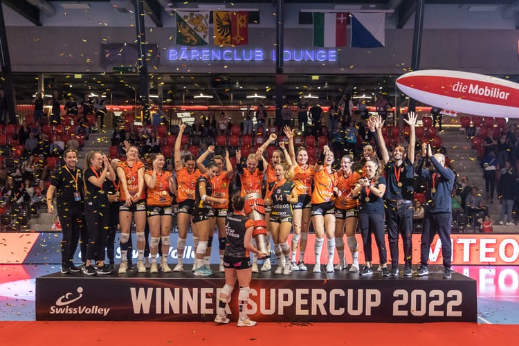 Volleyball Supercup Siegerteam Viteos NUC
