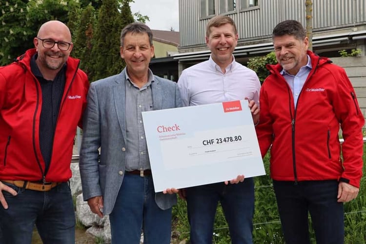 Checkübergabe GA Bern-Ost Kirchlindach