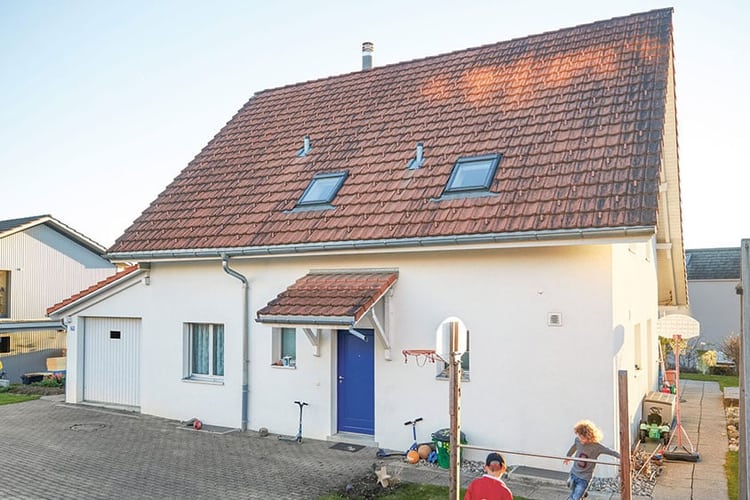 Ein schönes Einfamilienhaus