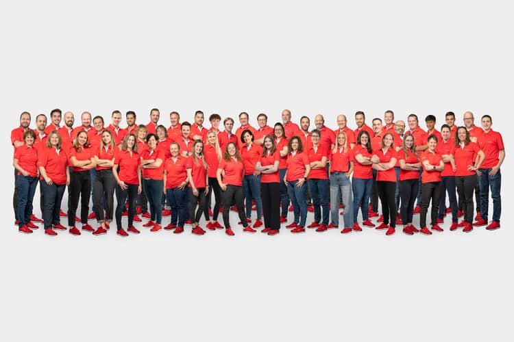 Gruppenfoto aller Mitarbeitenden der Generalagentur Burgdorf