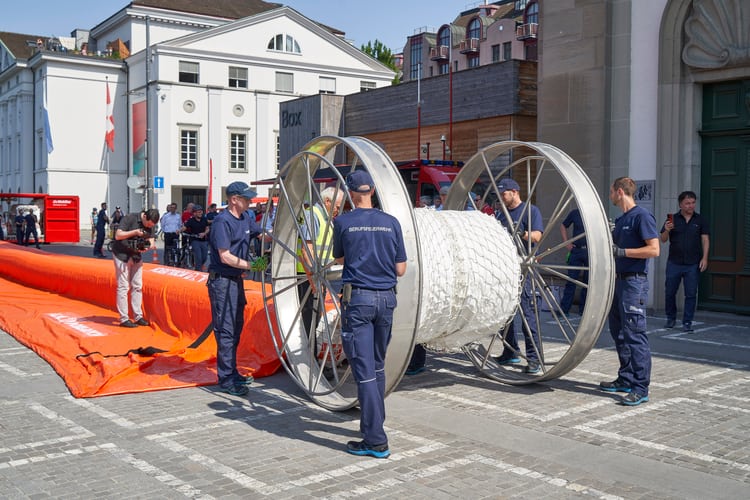 Mobile Deiche in Luzern