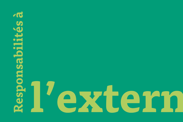 Responsabilités à l’externe