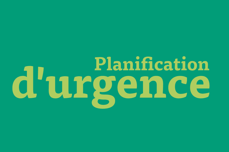 Planification d'urgence