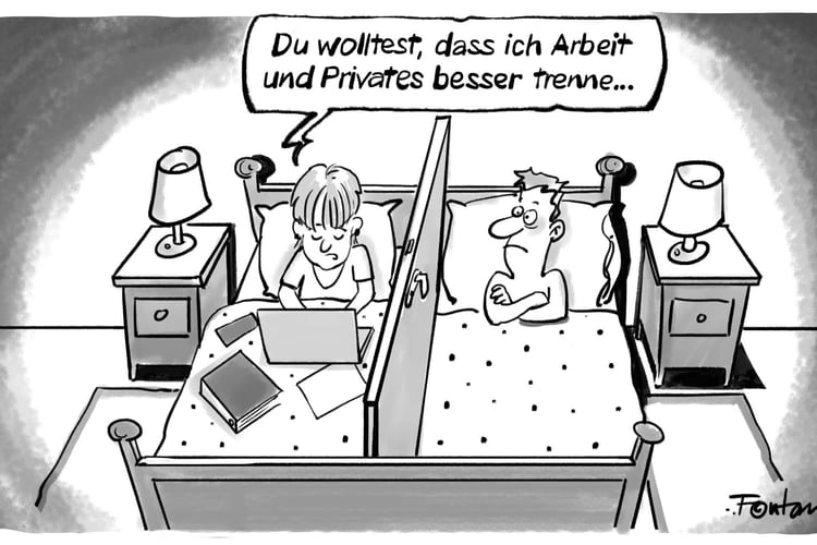 Vignetta sul tema Work-Life Balance