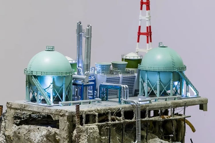 Kunstdarstellung eines Künstlers anlässlich Prix mobilière 2016