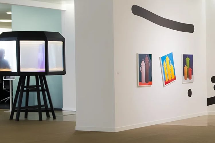 Rappresentazione di un artista in occasione del Prix mobilière 2015