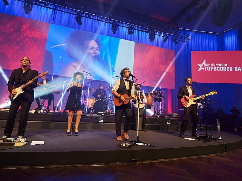 Il gruppo musicale Sway si esibirà sul palco del Topscorer Gala 2017 Mobiliare
