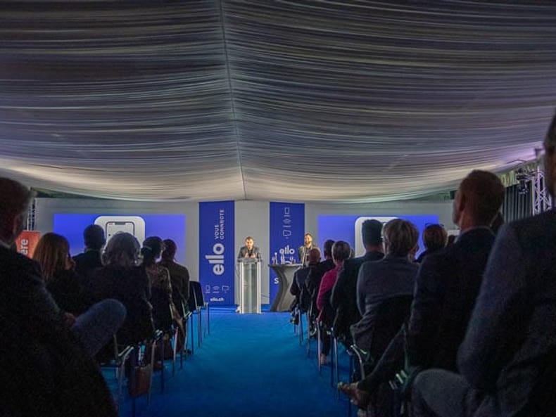 La salle dans laquelle se déroulera l’événement