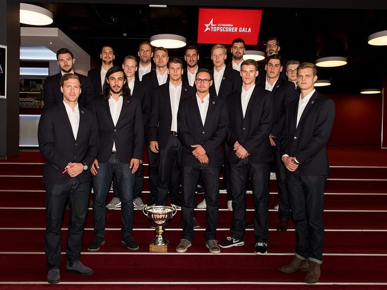 I cadetti di Sciaffusa al Topscorer Gala 2017 Mobiliare