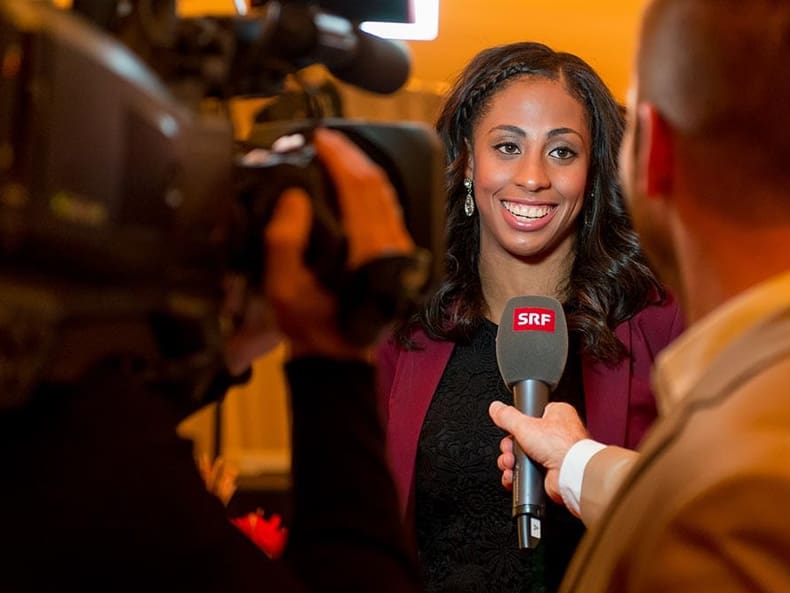 Interview lors du gala Topscorer Mobilière 2016