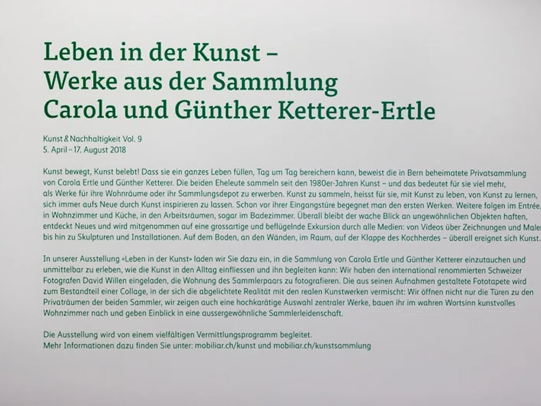 Introduction à l’exposition «L’art et le développement durable à la Mobilière» 