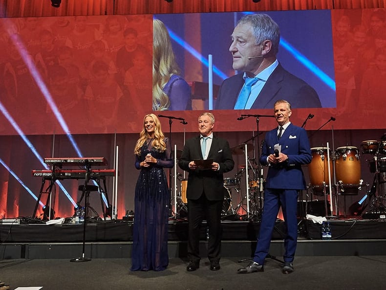 Le moderatrici e i moderatori del Topscorer Gala 2017 della Mobiliare