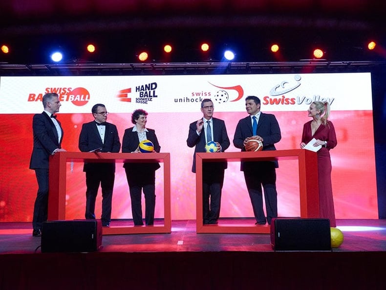 Les présidents des fédérations au gala Topscorer Mobilière 2016