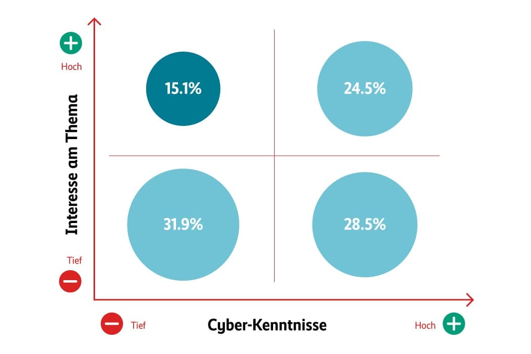 Eine Grafik für den Cyber Selbsteinschätzungstest