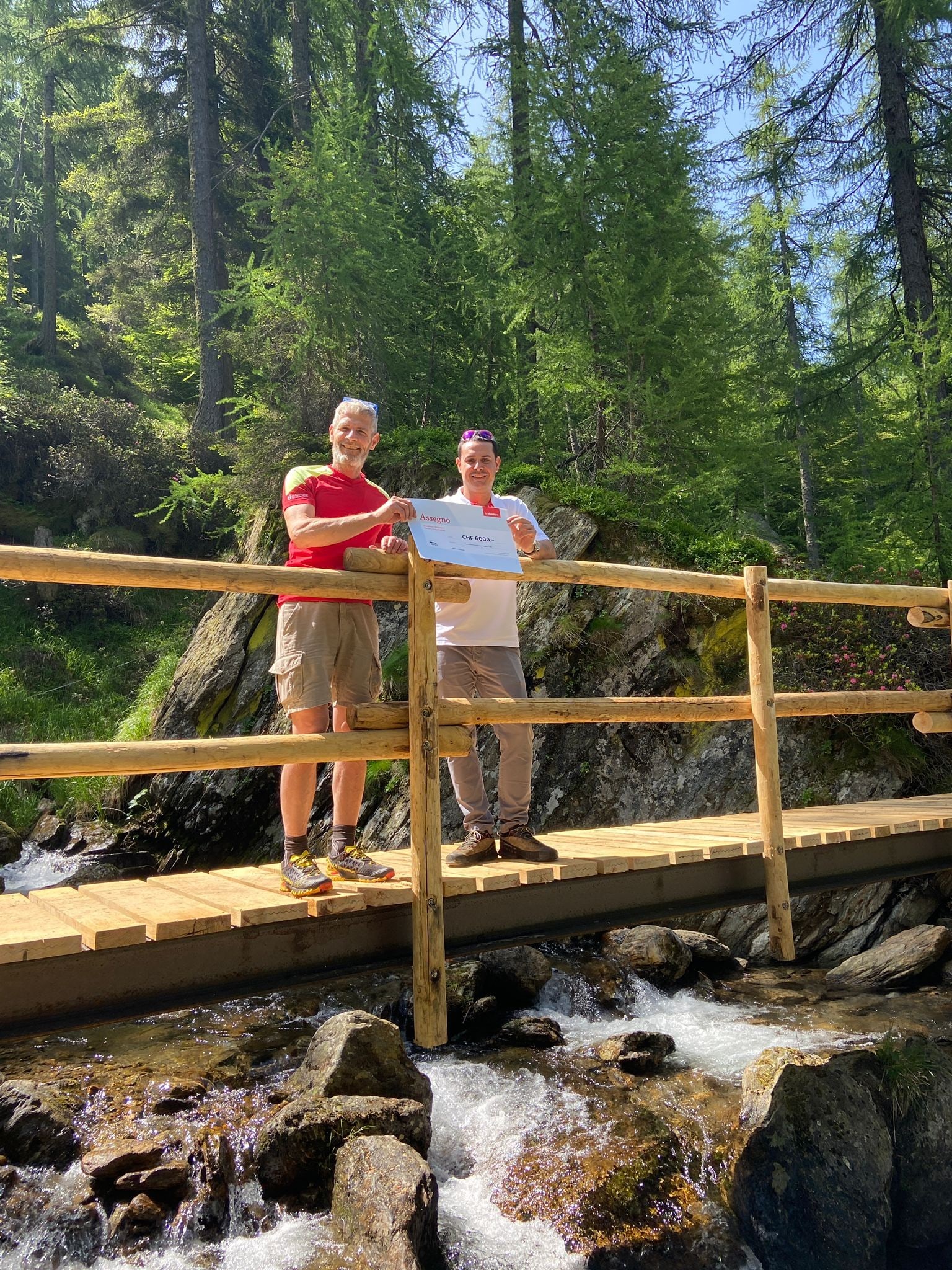 6'000 CHF per la Passerella Vacarisc in Val Lavizzara
