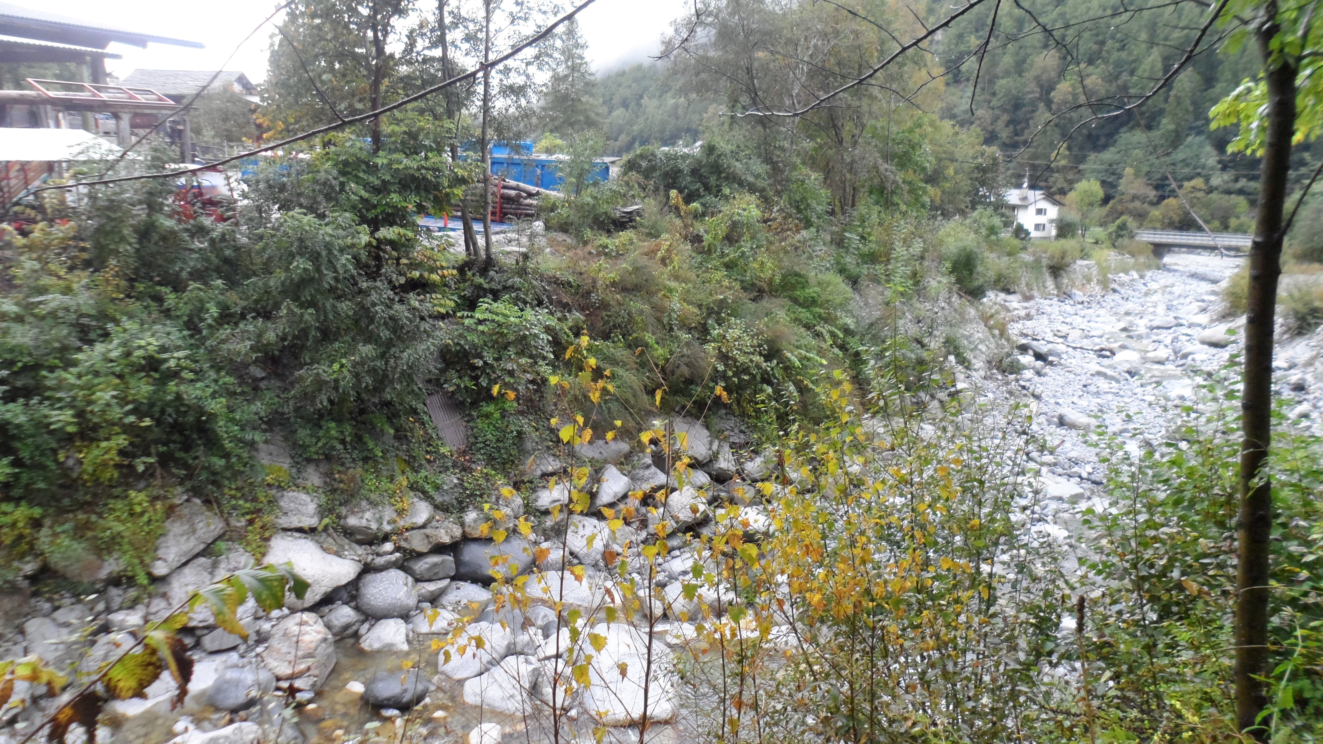 Hochwasser- und Murgangschutz in Promontogno