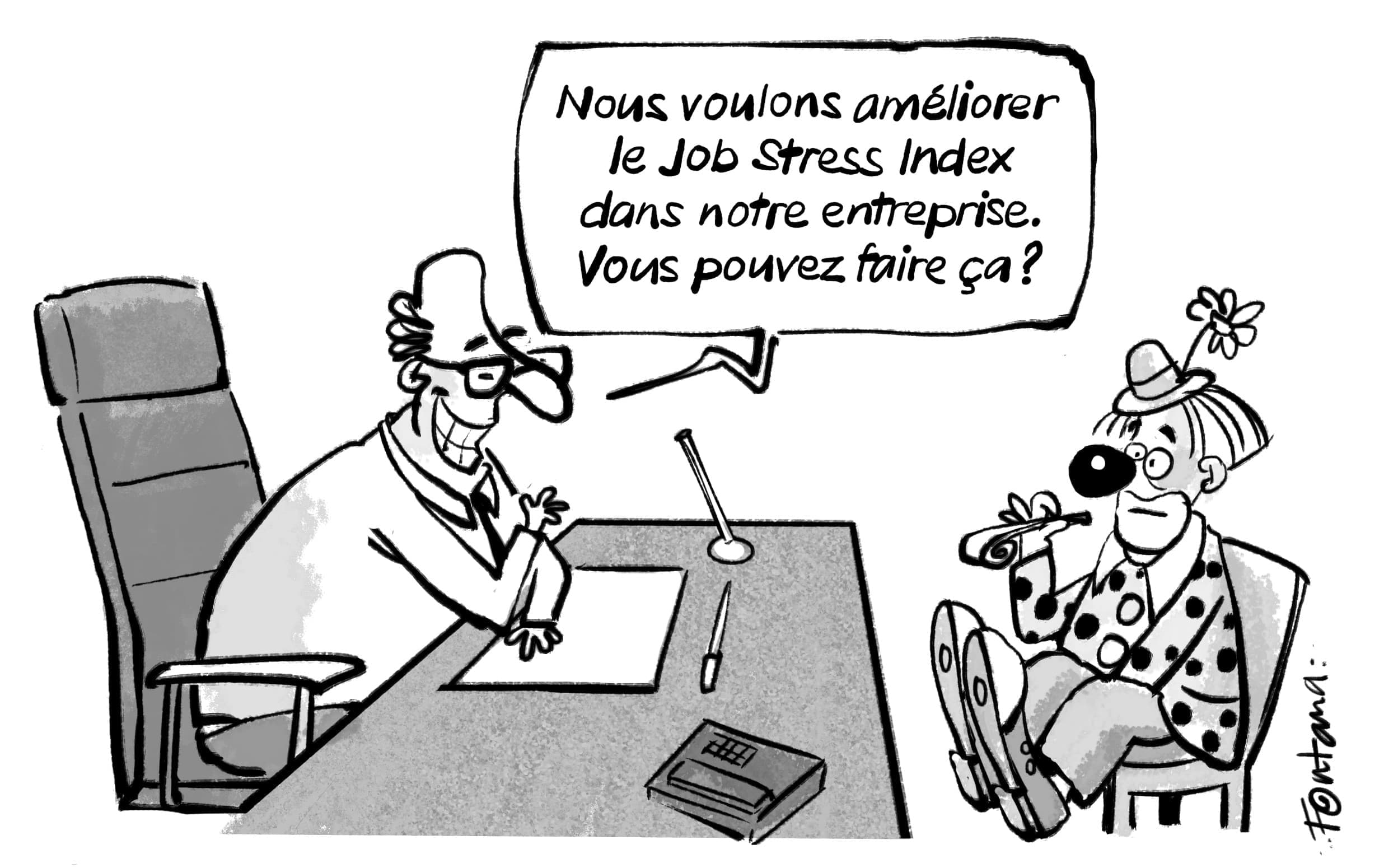Cartoon Job Stress Index