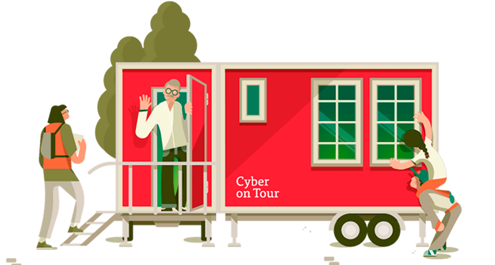 Illustration Cyber on Tour