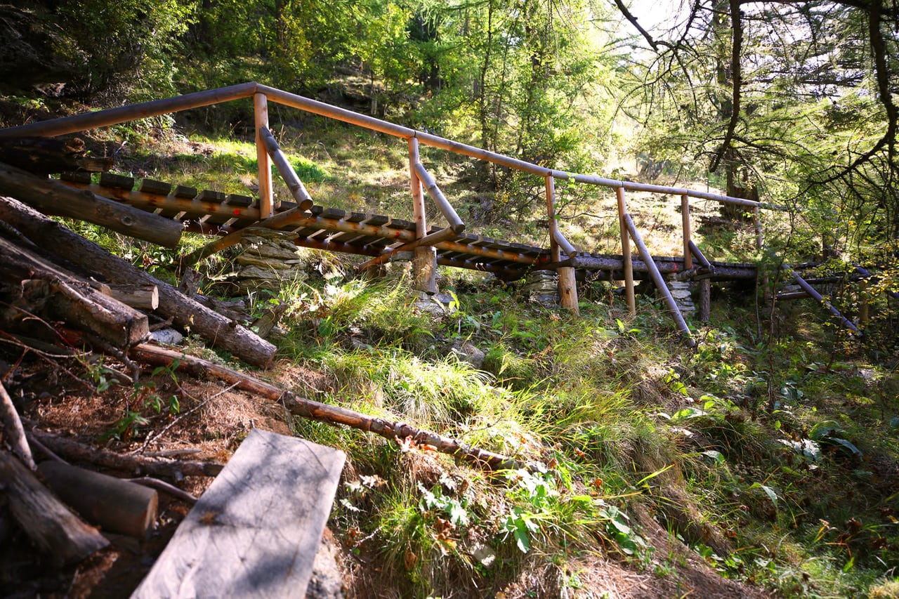 Assainissement du chemin du Suonenweg
