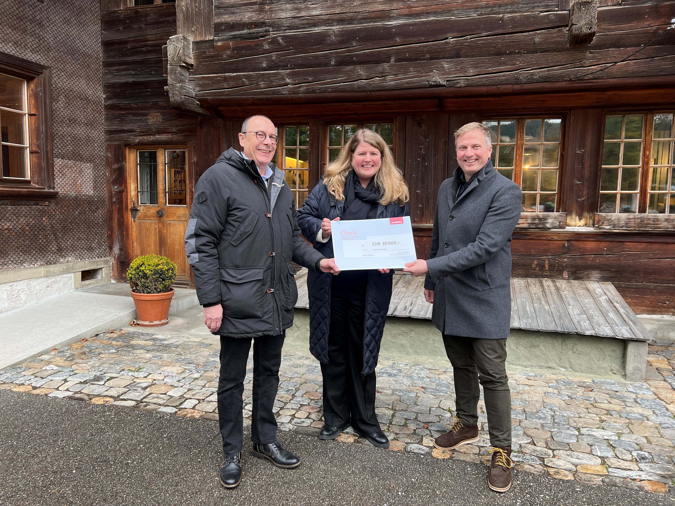 Die Mobiliar im Emmental unterstützt das Regionalmuseum Chüechlihus in Langnau mit 30°000 Franken. 