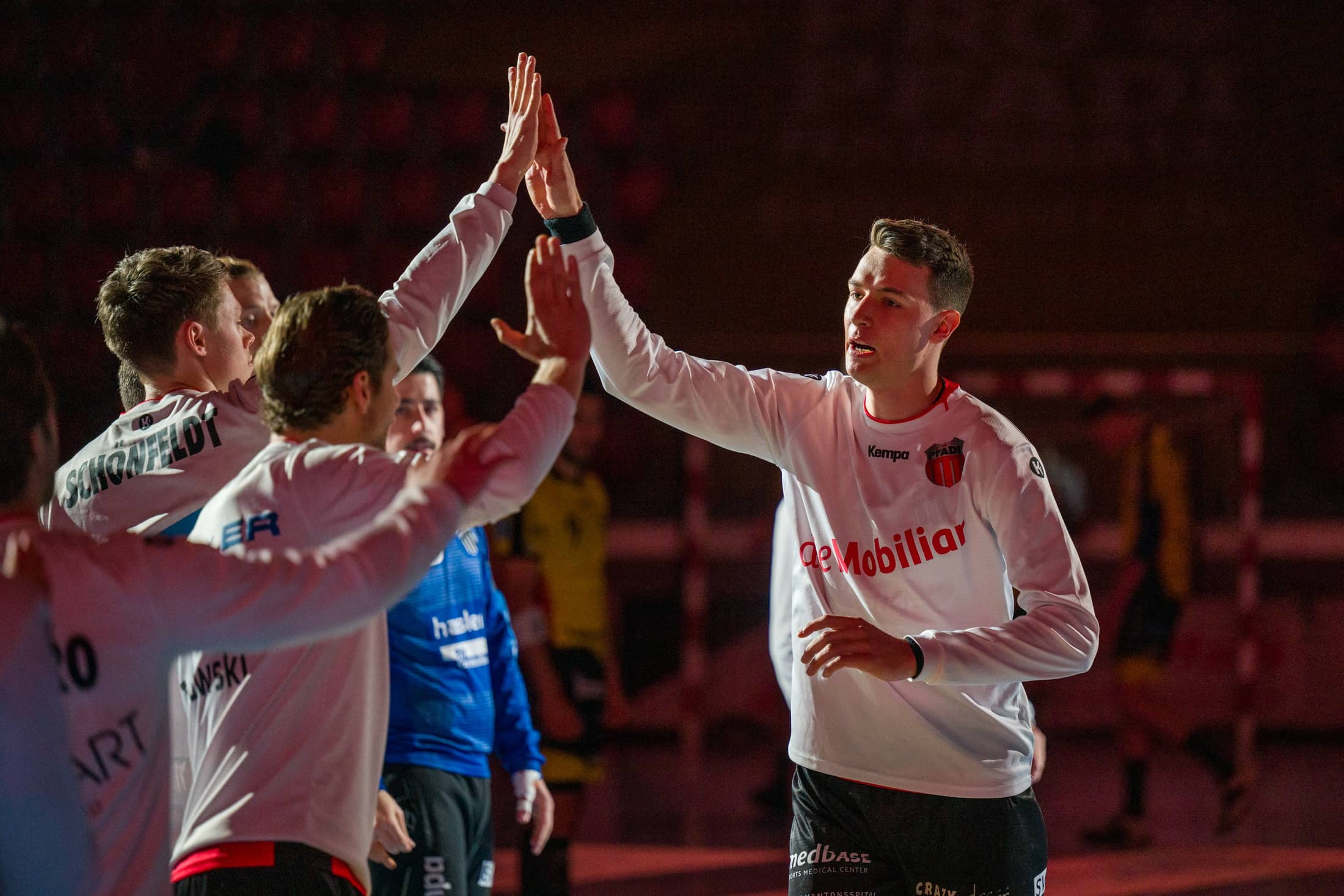 Handballer von Pfadi Winterthur