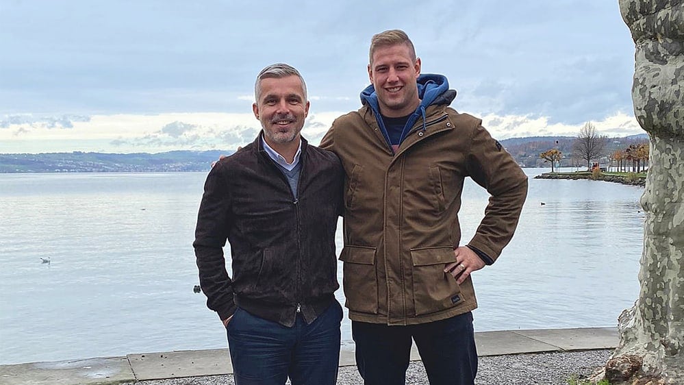Roger Rychen und Viktor Nikolic