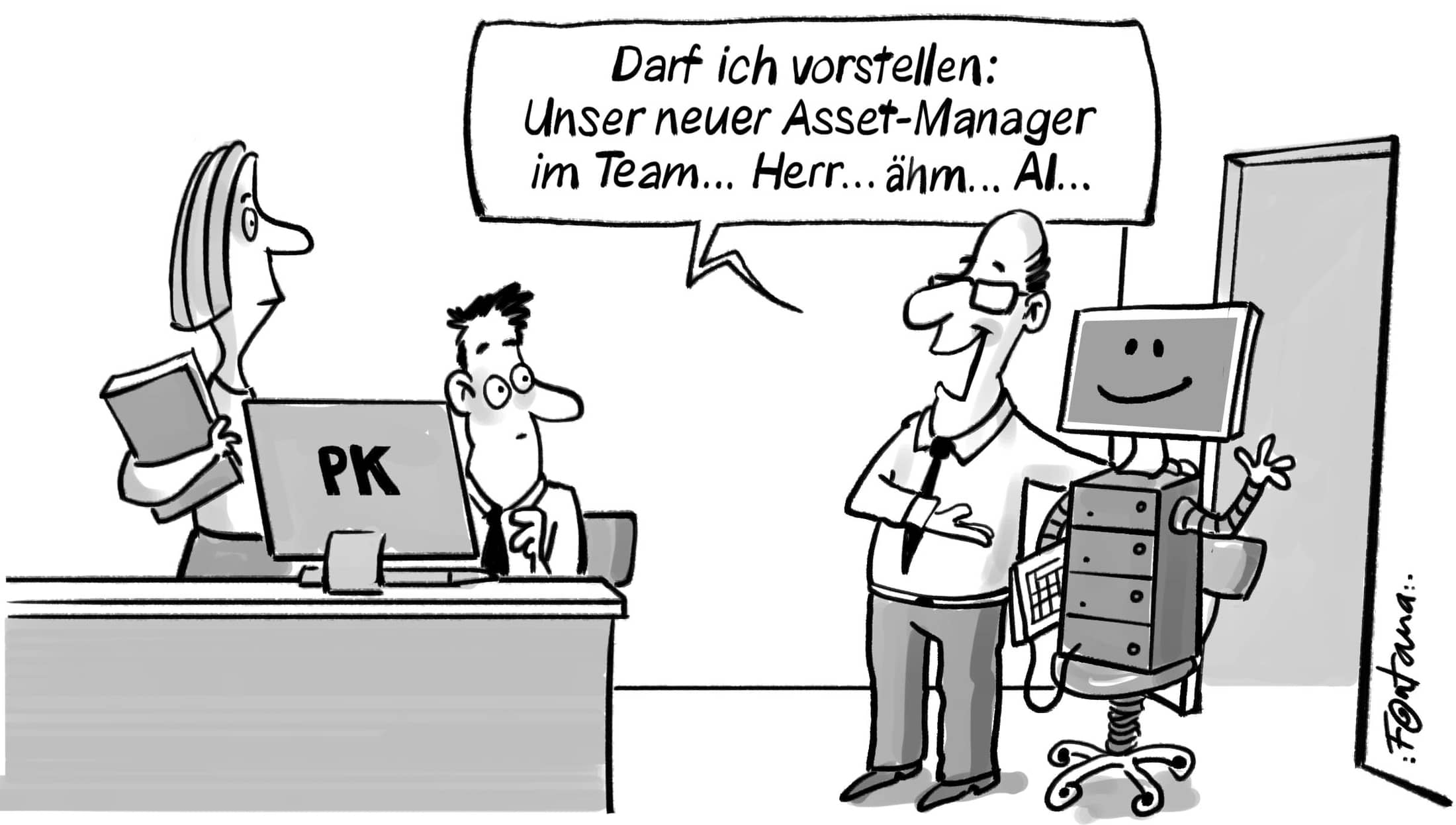 Cartoon des BV Newsletter November 2023