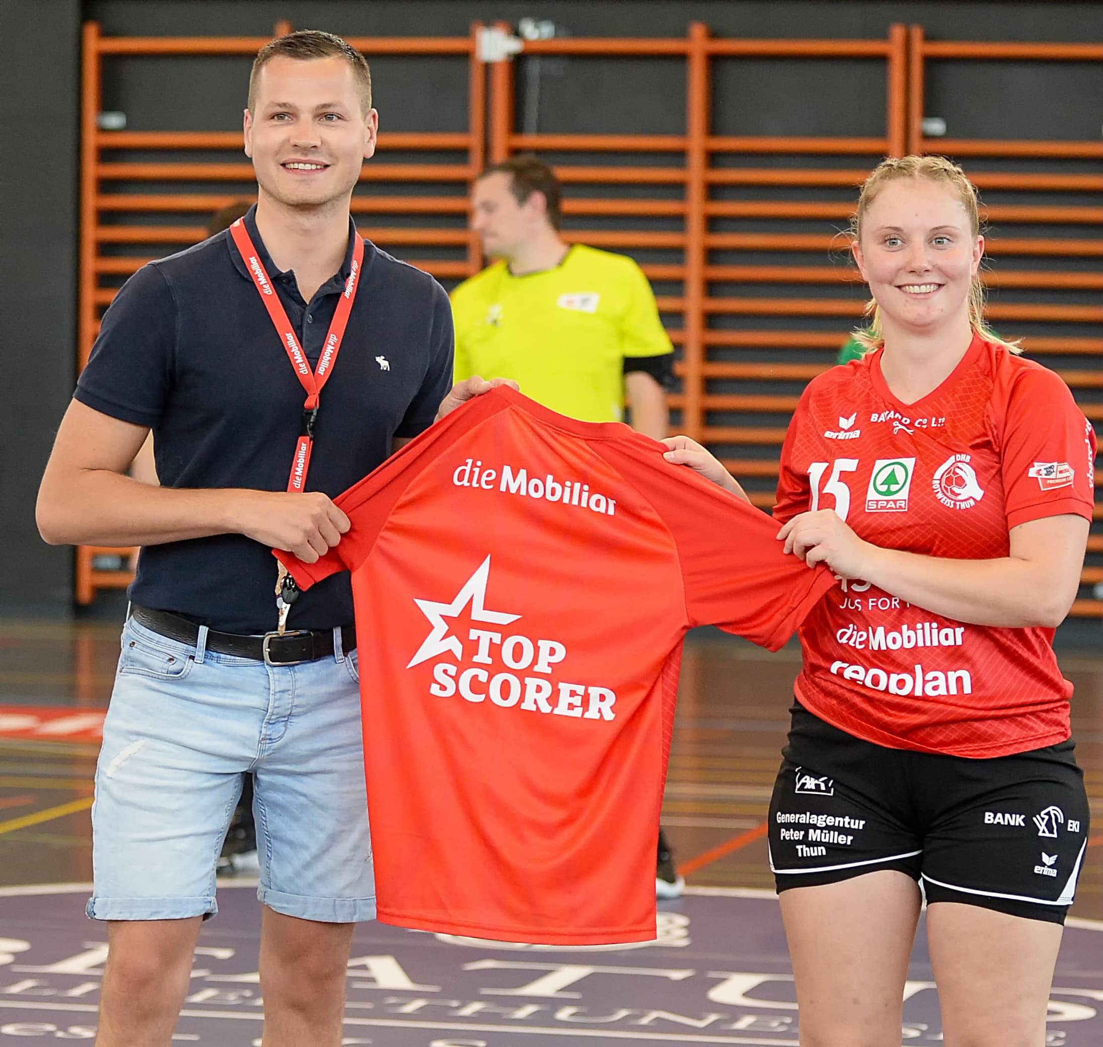 Topscorertshirtübergabe