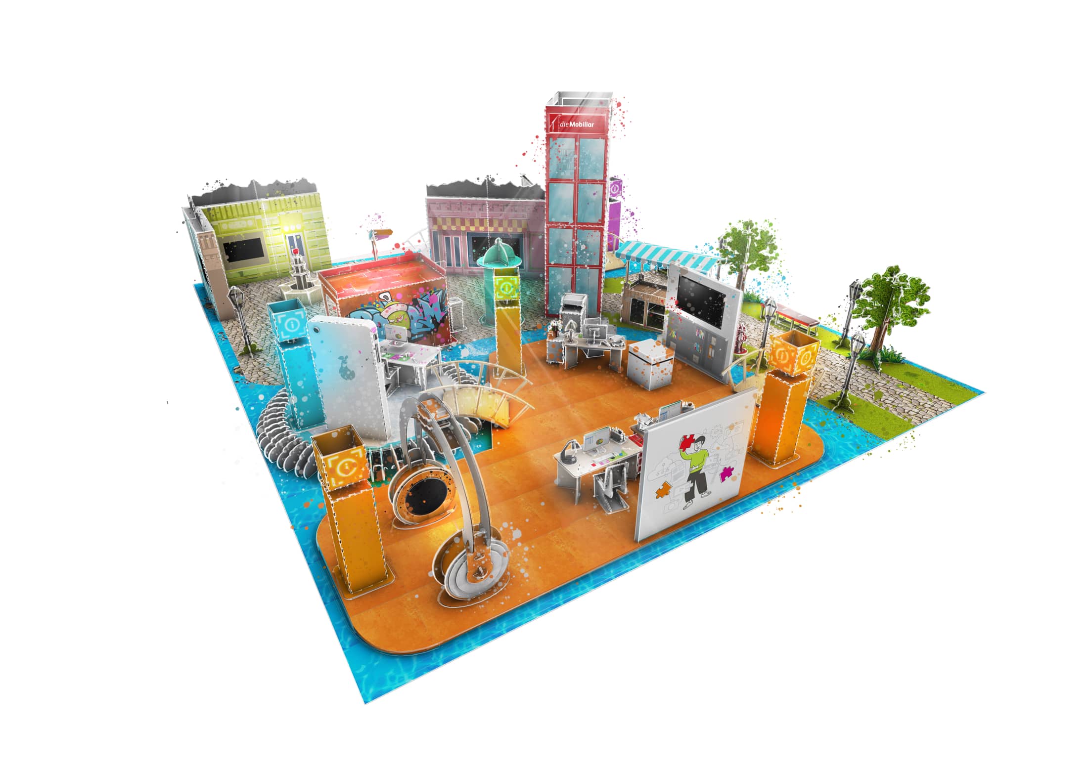 SwissSkills 2025 Stand côté île Office