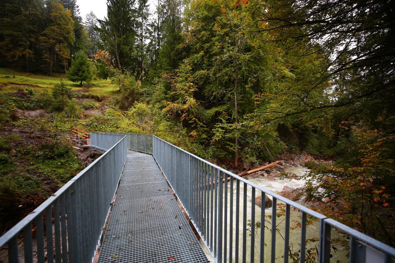 Remplacement de la passerelle piétonne Cholschlagen, Kaltbrunn (SG)