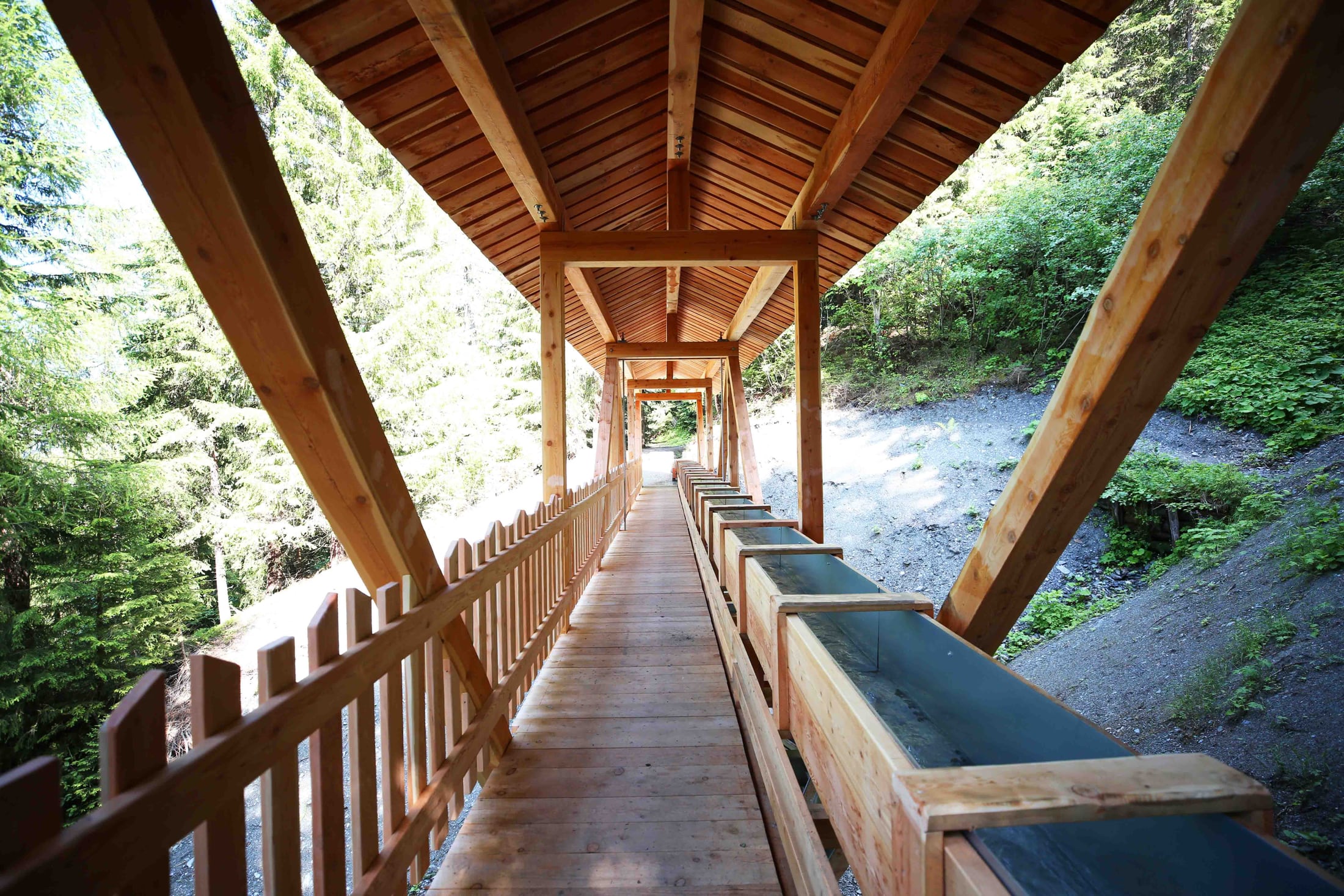 Assainissement de la passerelle du Pracondu, Nendaz (VS)