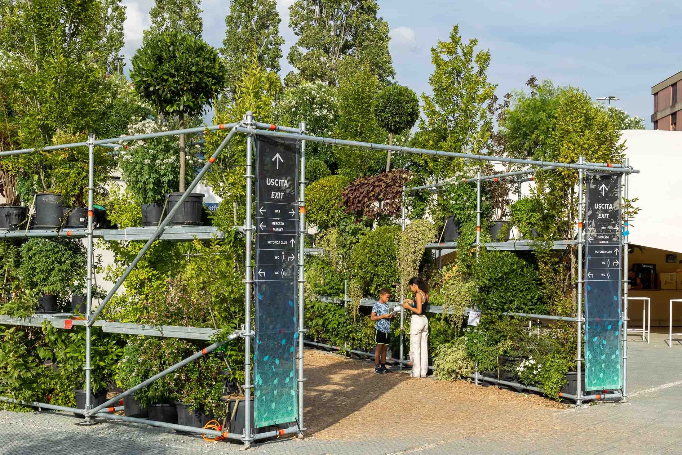 Pflanzliche Gestaltung der Rotonda vom Atelier Oï